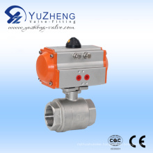 Stainless Steel 2 Piece Pneumatic Ball Valve